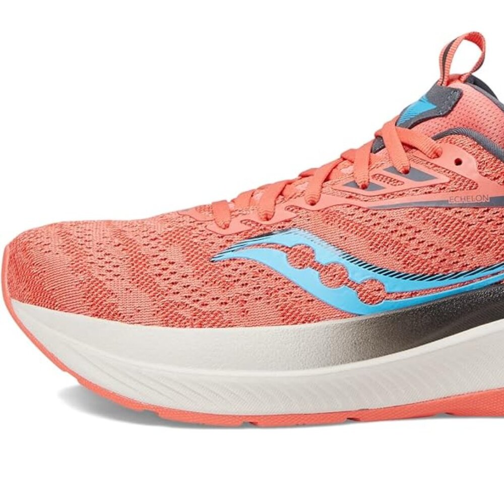NEW Saucony Echelon 9 Running Shoes Sneakers W SZ8.5 Coral/Ocean - Picture 9 of 9